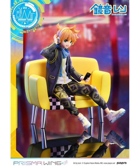 【予約】PRISMA WING ピアプロキャラクターズ  鏡音レン ""Art by lack""   1/7スケール完成品フィギュア　［プライム１スタジオ］
