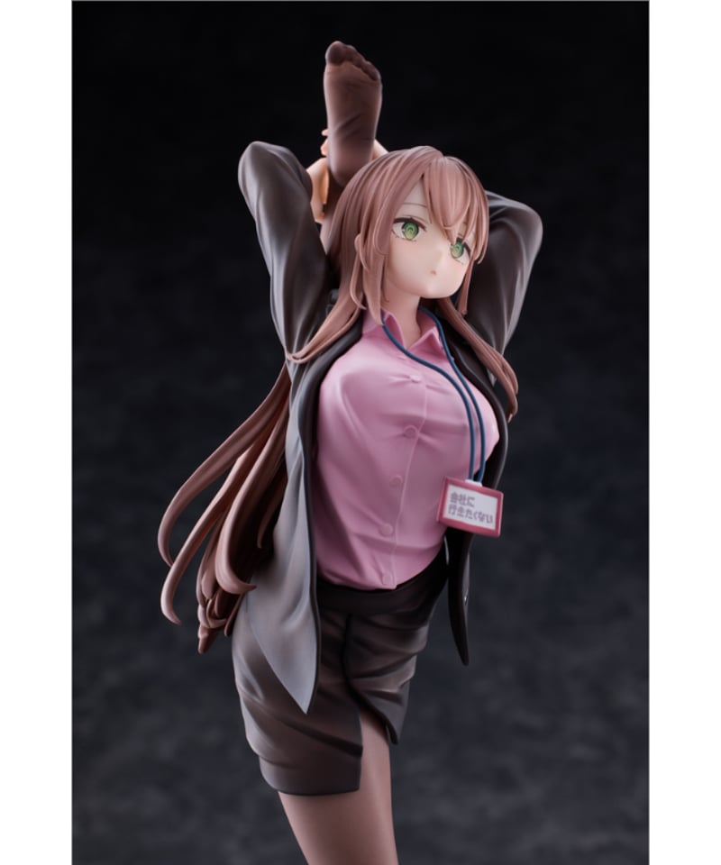 意外と体が柔らかい会社に行きたくないOLちゃん ピンクVer. 1/6 完成品