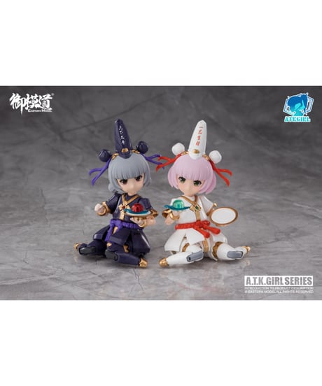 御模道(EASTERN MODEL) ENDLESS NIGHTシリーズ 黒白無常(こくはくむじょう) 小七&小八 1/12スケールプラスチックモデルキット 通常版