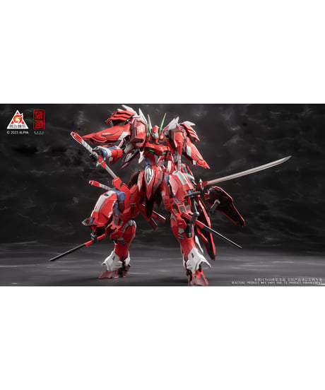 CD-FA-04 超限猟兵凱能 DSK-02 フルアーマーダサック 紅夜専用機 1/100スケール合金可動フィギュア　[蔵道模型(ZEN Of Collectible)]