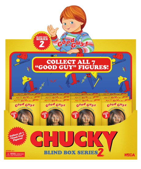 【予約】チャイルド・プレイ2 and Chucky TVシリーズ/ 7インチスケール アクションフィギュア トレーディングフィギュア シリーズ2: 12個入りボックス　［ボスファイトスタジオ］