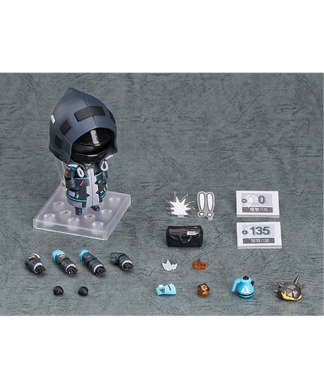 アークナイツ　ねんどろいど ドクター（再販）　プラスチック製 塗装済み可動フィギュア