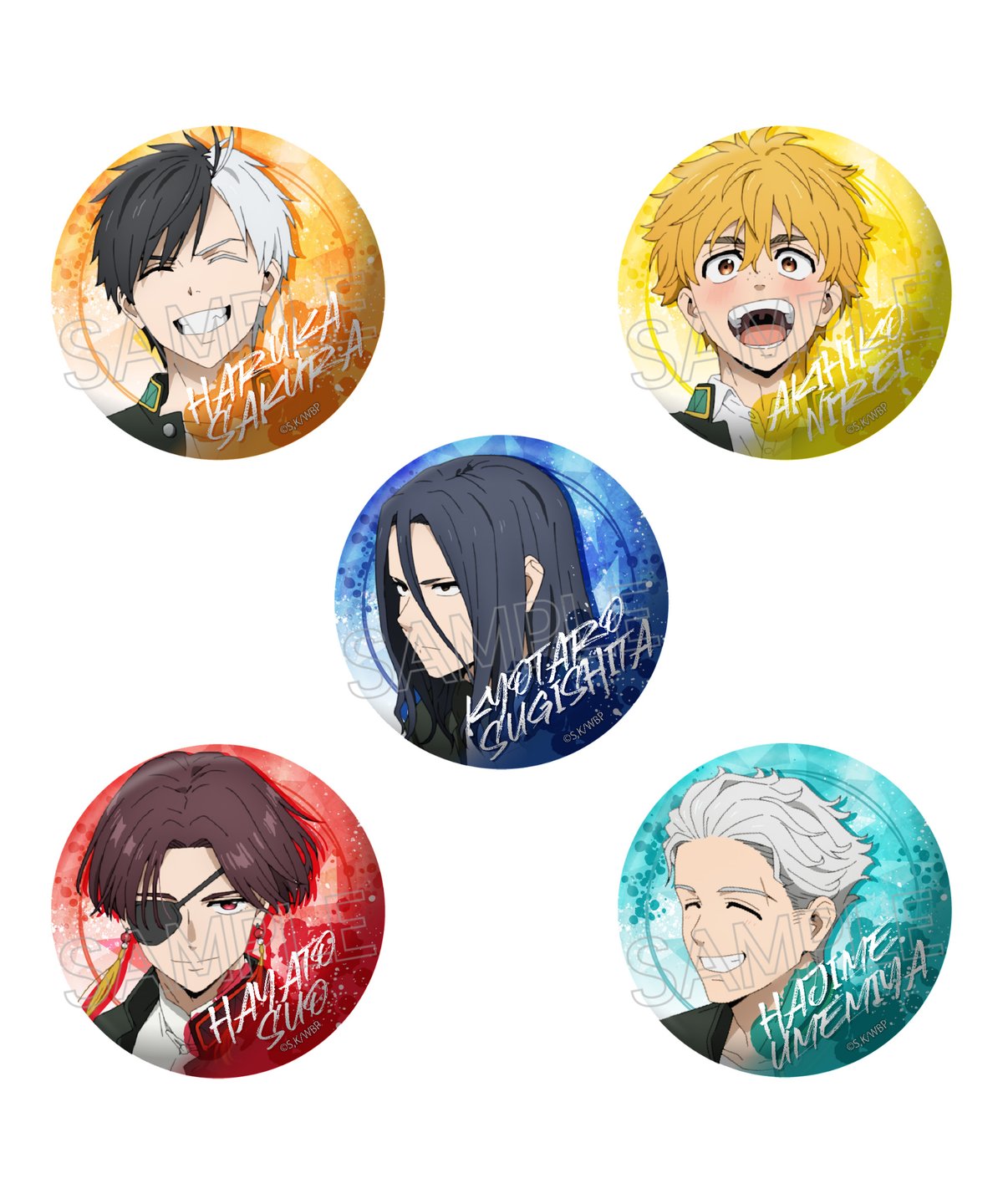 WIND BREAKER ウェットカラーシリーズ 缶バッジ 5個入り1BOX