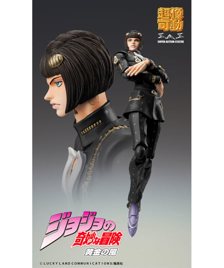 【送料無料】超像可動『ジョジョの奇妙な冒険 第5部』「ブローノ・ブチャラティ Ver.BLACK」　塗装済み可動フィギュア