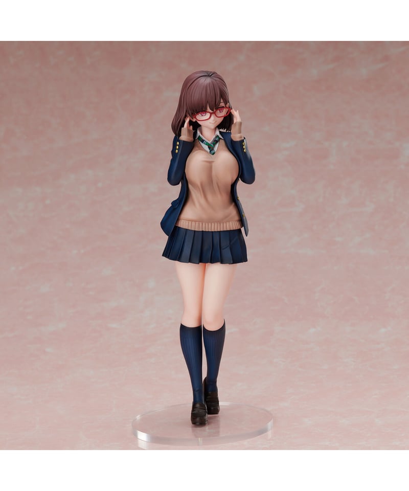 加瀬大輝イラスト『メガネJKさん』 彩色済み完成品フィギュア