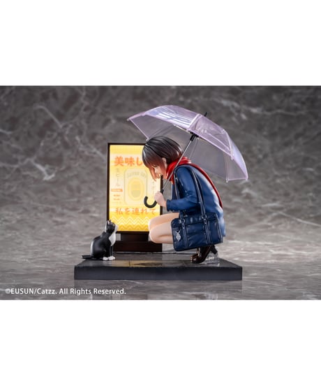 【予約】「雨の日」——出会い Illustrated by Catzz 1/7 完成品フィギュア　［EUSUN］