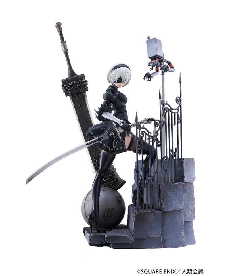 ニーアオートマタ Ver1.1a 2B ヨルハ二号B型 Amazon | NieR Automata Ver1.1a 2B[ヨルハ二号B型] 1/7スケール