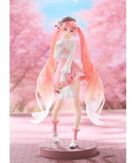 【SMILE VALUE 2025】POP UP PARADE 桜ミク お花見コーデVer.　 塗装済み完成品　キャラクター・ボーカル・シリーズ01 初音ミク　[グッドスマイルカンパニー]