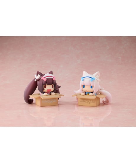ネコぱら ショコラ&バニラ デフォルメフィギュア　塗装済み完成品フィギュア　［MAGI ARTS］