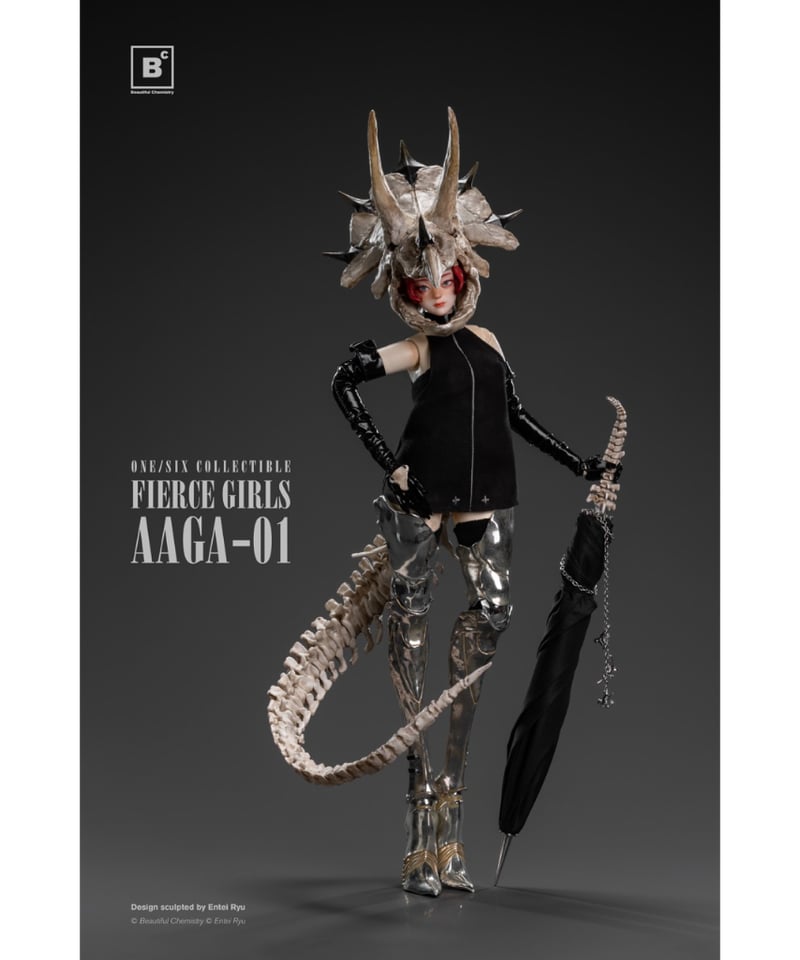 Underverse 1/6アクション FIERCE GIRLS AAGA-01 Fierce Girls - AAGA-01 Bone Girl 1/6 Scale Figure - Spec Fiction Shop