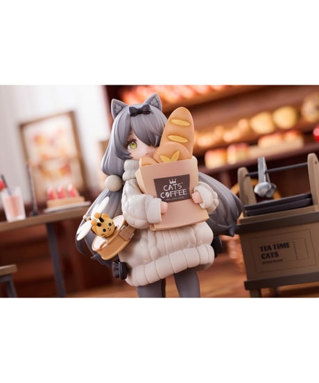 『ティータイム キャッツ シーン』にゃん町“パン屋”店員&お客セット 完成品フィギュア