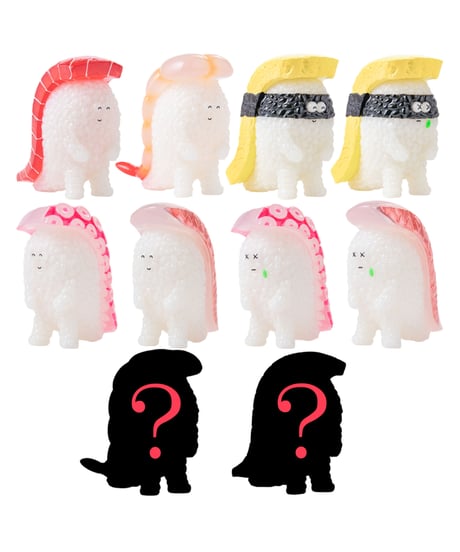 【予約】寿司怪獣 スシエルエー フィギュアコレクション4 HAPPY SMILE & DEEP SADNESS（8個入BOX）　8個入1BOX　［千値練］