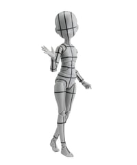【予約】【送料無料】S.H.Figuarts ボディちゃん -杉森建- Edition-ワイヤーフレーム-(Gray Color Ver.)　［バンダイ］　【8月発売予定】