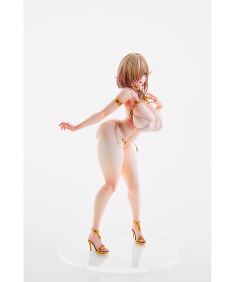 ヴェルテクス・オリジナルズ　エルフ村　第５村人 ククル 沐浴着ver.　1/6　塗装済み完成品フィギュア　［ヴェルテクス］