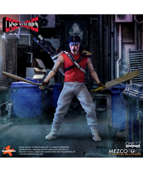 ワン12コレクティブ/ TMNT ティーンエイジ・ミュータント・ニンジャ・タートルズ: ケイシー・ジョーンズ 1/12 アクションフィギュア ［メズコトイズ］