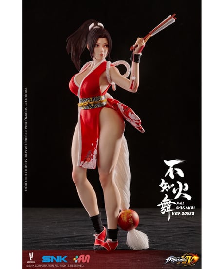 King of Fighters XIV 1/6 コレクティブル アクションフィギュア 不知火舞/不知火舞 前髪ストレート Ver.　全２種