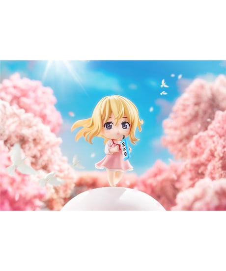 四月は君の嘘　ねんどろいどらいと宮園 かをり はじまりの春Ver.　塗装済み可動フィギュア