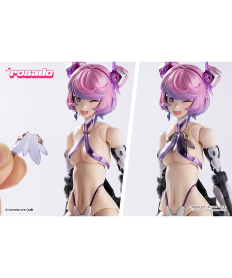 rosado Project RS-02 星花・ブラックアイリス 1/10 完成品アクションフィギュア