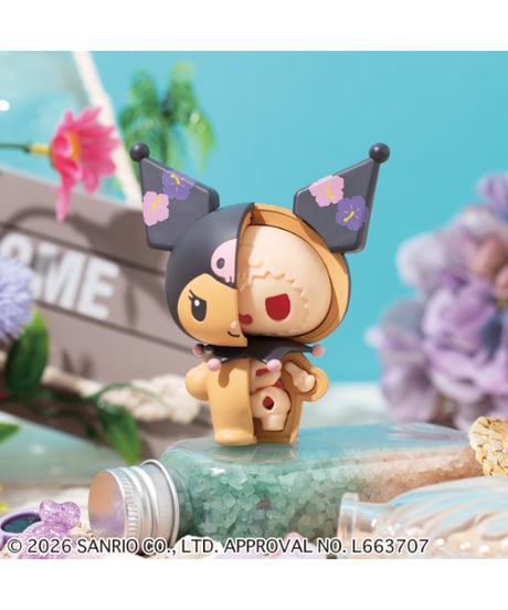 【予約】解体パズルFANTASYサンリオキャラクターズ トロピカルチェリーMix　4個入り1BOX　［メガハウス］