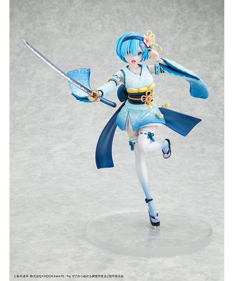 レム 戦装束ver.　1/7スケール　塗装済み完成品　Re:ゼロから始める異世界生活　［ＫＡＤＯＫＡＷＡ］