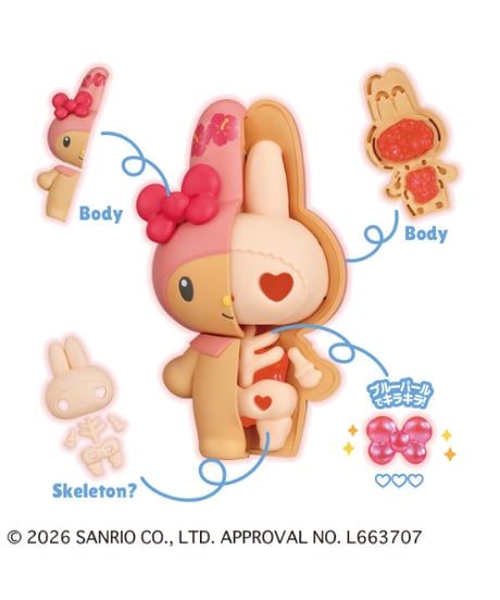 【予約】解体パズルFANTASYサンリオキャラクターズ トロピカルチェリーMix　4個入り1BOX　［メガハウス］