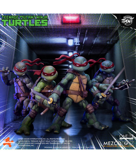【予約】ワン12コレクティブ/ TMNT ティーンエイジ・ミュータント・ニンジャ・タートルズ: タートルズ 1/12 アクションフィギュア ボックスセット リダックス・オブ・オリジナル ver