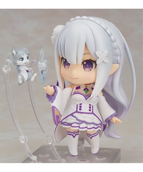 ねんどろいど エミリア　塗装済み可動フィギュア　Re:ゼロから始める異世界生活　［グッドスマイルカンパニー］