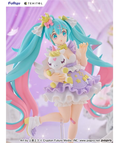 TENITOL 初音ミク 夢かわプリンセス ラベンダーver.　塗装済み完成品	　[フリュー]