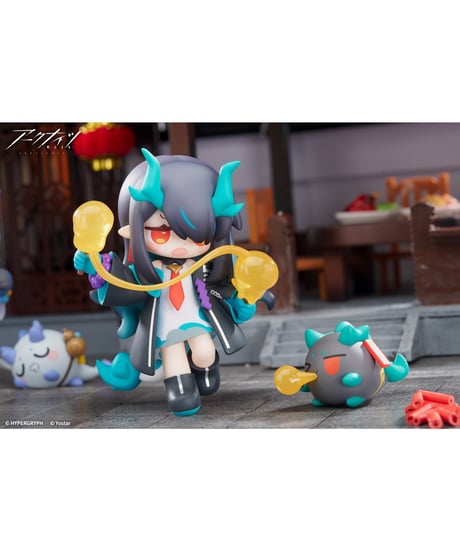 アークナイツ デザートはいかがですか？ミニシリーズ 炎国特別篇 シー/リィン/ニェン　全３種　塗装済み完成品　［APEX-TOYS］