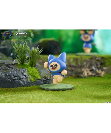 Monster Hunter Rise アイルー「ネコ」ブラインドボックスフィギュア 6個入りBOX　［APEX-TOYS］
