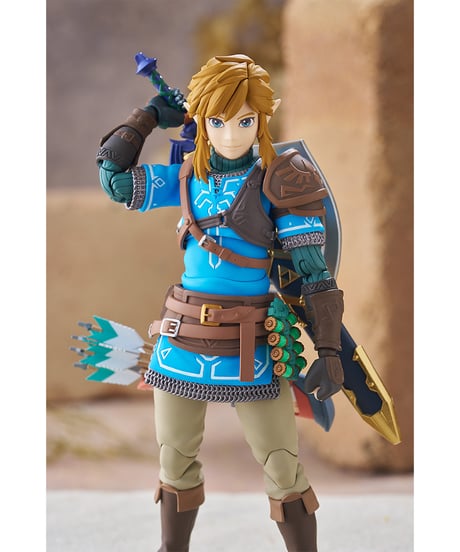 ゼルダの伝説 ティアーズオブザキングダム　figma リンク ティアーズ オブ ザ キングダムver.　プラスチック製 塗装済み可動フィギュア