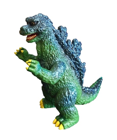 復刻版ポピーグレートザウルス　ゴジラ（クリアVer.）/ゴジラ（レトログリーンVer.）　全２種　塗装済み完成品　[プレックス]