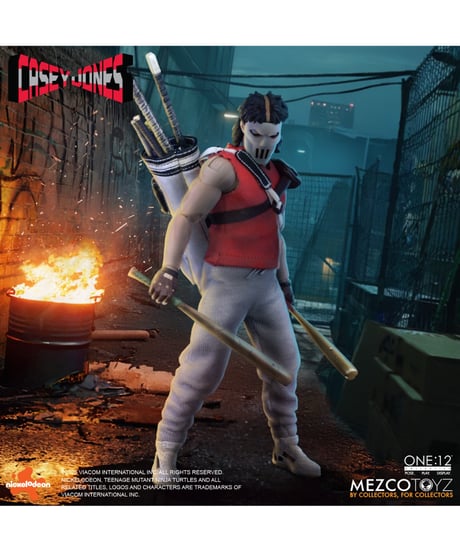 ワン12コレクティブ/ TMNT ティーンエイジ・ミュータント・ニンジャ・タートルズ: ケイシー・ジョーンズ 1/12 アクションフィギュア ［メズコトイズ］