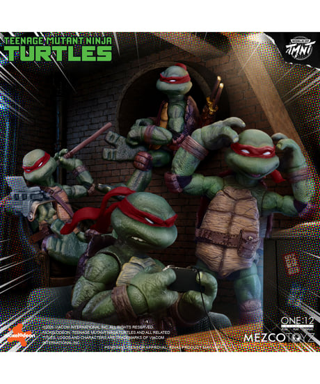 【予約】ワン12コレクティブ/ TMNT ティーンエイジ・ミュータント・ニンジャ・タートルズ: タートルズ 1/12 アクションフィギュア ボックスセット リダックス・オブ・オリジナル ver
