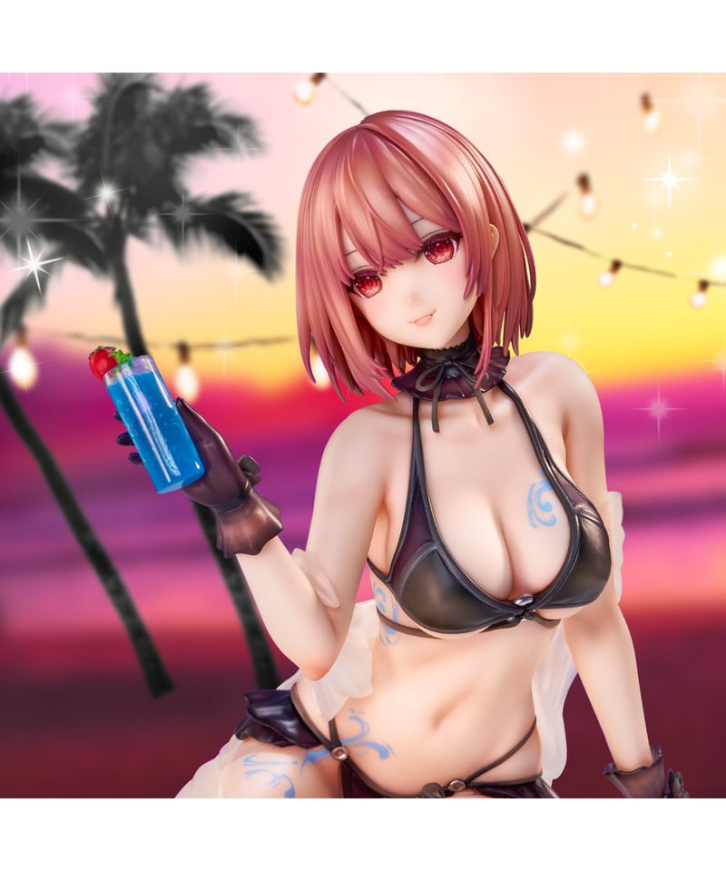 【正規品】 necomiイラスト バカンスをもう一杯 フィギュア necömiイラスト『バカンスをもう一杯』 彩色済み完成品フィギュア