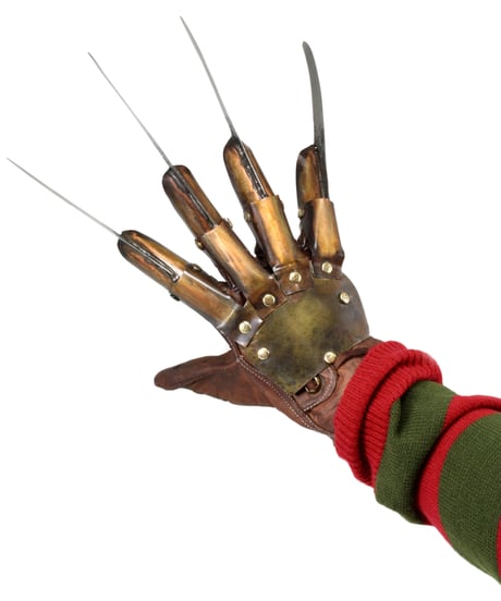 【予約】【再生産】エルム街の悪夢3 惨劇の館/ フレディ・クルーガー グローブ プロップレプリカ　[ネカ]