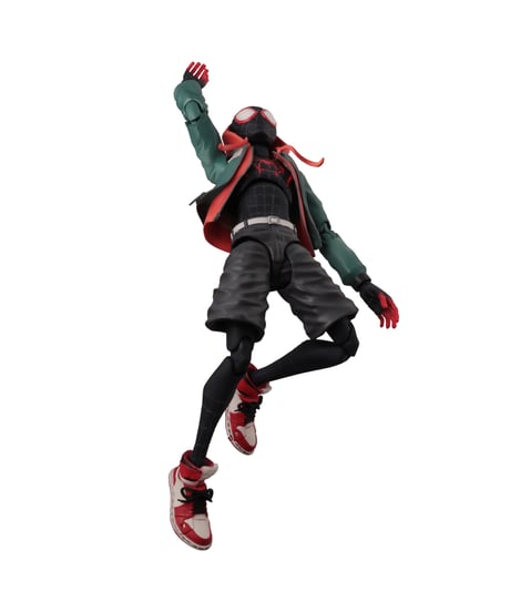 スパイダーマン：スパイダーバース　SVアクション マイルス・モラレス／スパイダーマン（四次再販）　 PVC&ABS製　塗装済み可動フィギュア　［千値練］