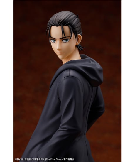【予約】OSHI WORKS エレン・イェーガー The Final Season ver.　PVC塗装済み完成品　進撃の巨人 The Final Season　[コトブキヤ]