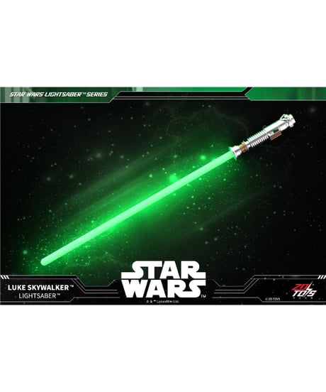 【予約】「スター・ウォーズ」ライトセーバー ②ルーク・スカイウォーカー (緑)　［ZD TOYS］