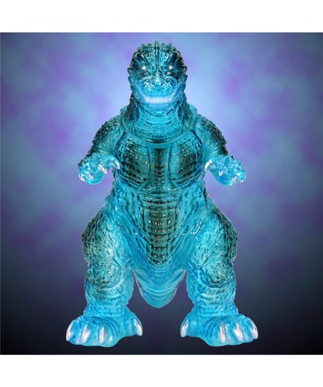 【予約】BIGレトロソフビシリーズ ゴジラ（2001）ヒートクリアブルー Ver.　彩色済み完成品　［CCPJAPAN］