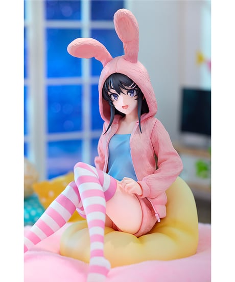 桜島麻衣 フード☆るっく うさみみver.popular edition　青春ブタ野郎はランドセルガールの夢を見ない　1/7スケール　塗装済み完成品