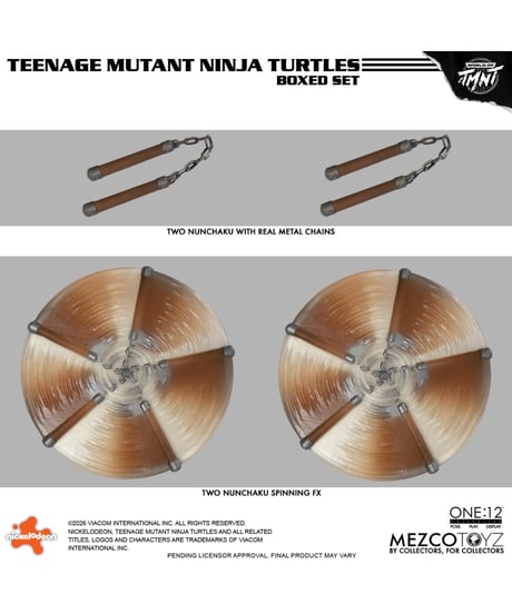 【予約】ワン12コレクティブ/ TMNT ティーンエイジ・ミュータント・ニンジャ・タートルズ: タートルズ 1/12 アクションフィギュア ボックスセット リダックス・オブ・オリジナル ver