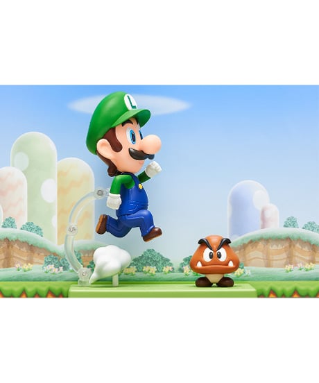 【予約】【三次再販】 ねんどろいど ルイージ　塗装済み可動フィギュア　スーパーマリオ　［グッドスマイルカンパニー］