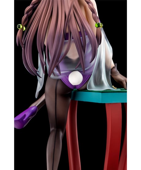 聖剣学院の魔剣使い　エルフィーネ・フィレット　花紫のバニーフィギュアwithぺろりシステム