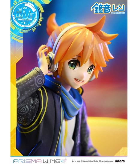 【予約】PRISMA WING ピアプロキャラクターズ  鏡音レン ""Art by lack""   1/7スケール完成品フィギュア　［プライム１スタジオ］