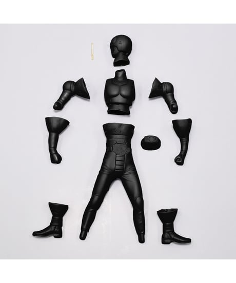 仮面ライダーBLACK　ソフビキット復刻版