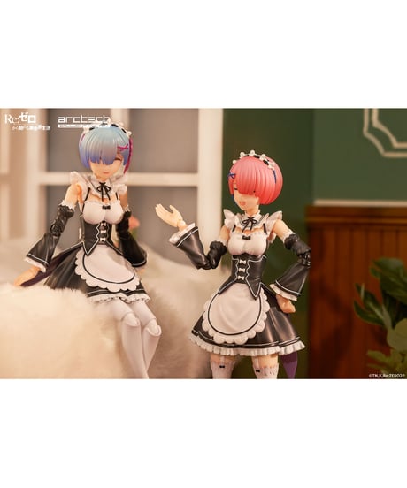 ARCTECH可動シリーズ Re:ゼロから始める異世界生活 ラム＆レム セット　1/8　塗装済み完成品　［APEX-TOYS］