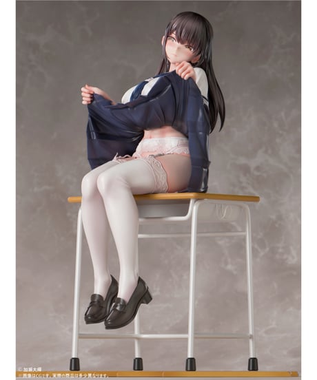 教室でたくし上げJKさん 1/5スケール