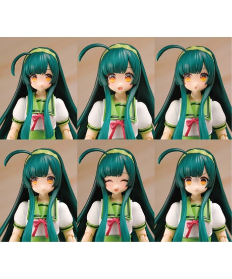 プラフィア 東北ずん子(ミニフィギュア同梱セット）　東北ずん子・ずんだもんプロジェクト　1/12　プラスチックキット
