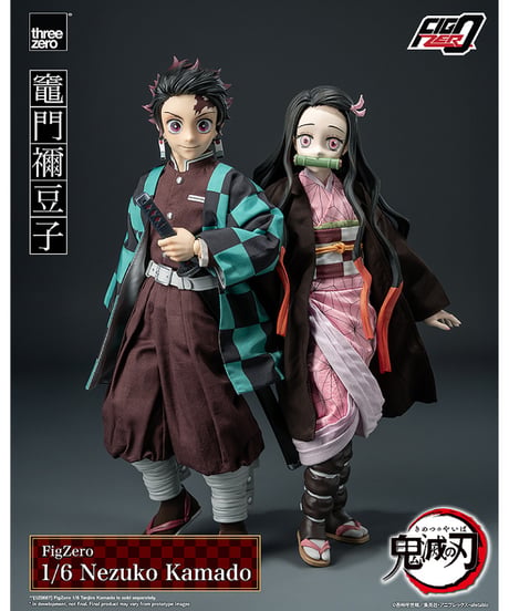 【予約】フィグゼロ　1/6 竈門禰豆子　1/6スケール　塗装済み可動フィギュア　鬼滅の刃　[threezero]